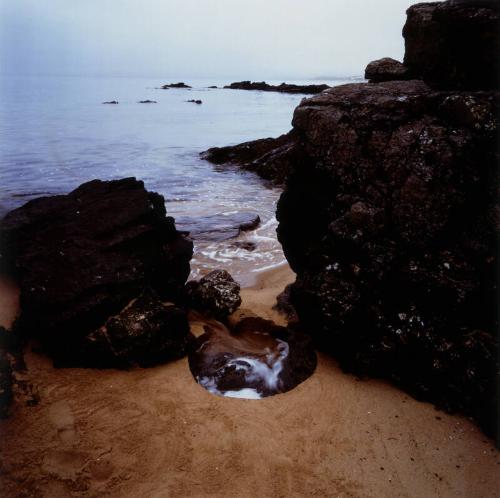 Sandstone Sea Hole, Collieston Aberdeenshire 29th July 2000 by Andy Goldsworthy