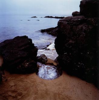 Sandstone Sea Hole, Collieston Aberdeenshire 29th July 2000 by Andy Goldsworthy