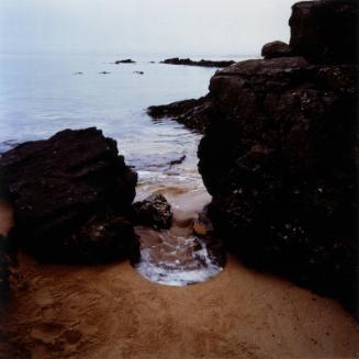 Sandstone Sea Hole, Collieston Aberdeenshire 29th July 2000 by Andy Goldsworthy