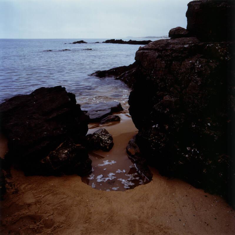 Sandstone Sea Hole, Collieston Aberdeenshire 29th July 2000 by Andy Goldsworthy