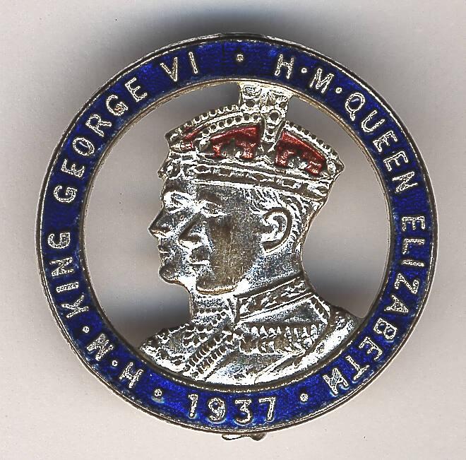 Queen Elizabeth and King George Badge