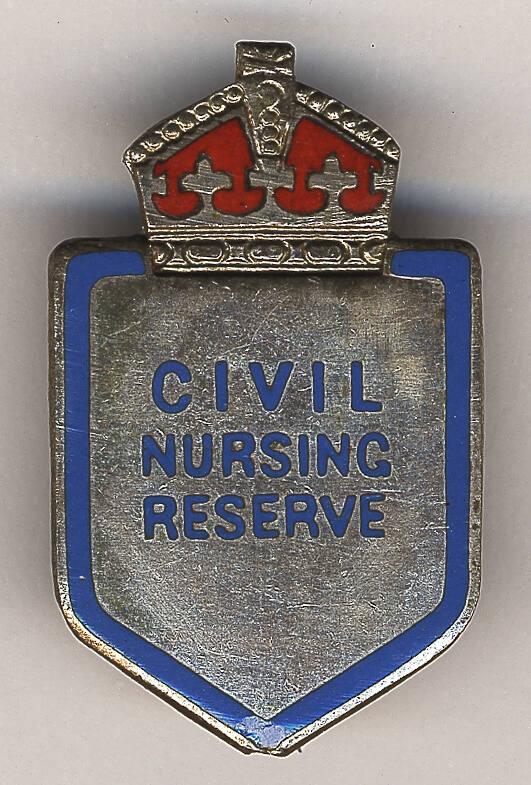 Civil Nursing Reserve Badge