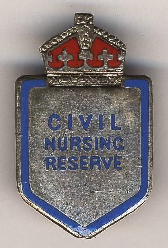 Civil Nursing Reserve Badge