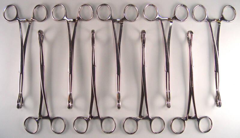 9 Sets Of Tissue Forceps 