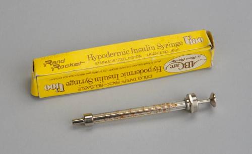 Reusable Hypodermic Insulin Syringe