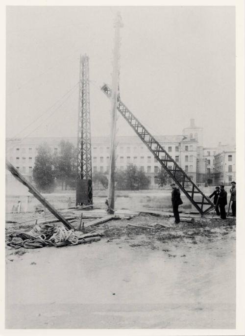 Bridge Erection, River Narva, Estonia