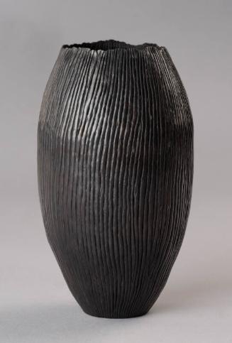 Oxidised Silver Pod Vessel