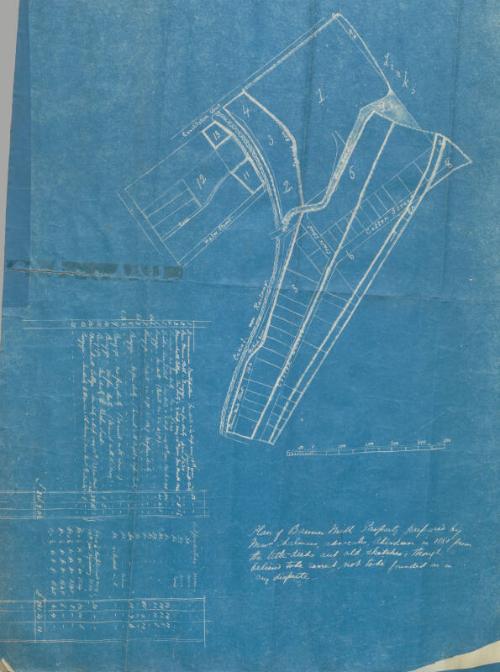 Plan of Banner Mill Property prepared by Messrs Chalmers, advocates, Aberdeen in 1881 from the …