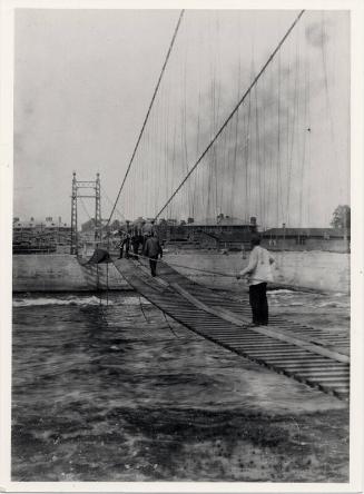 Bridge Erection, River Narva, Estonia