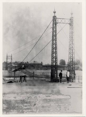 Bridge Erection, River Narva, Estonia