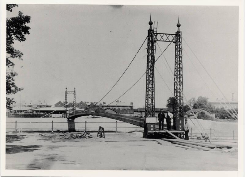 Bridge Erection, River Narva, Estonia