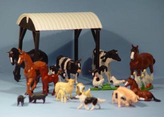 Farm Animals And Buildings