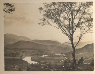 Black and white photograph Showing Dee from Balmoral