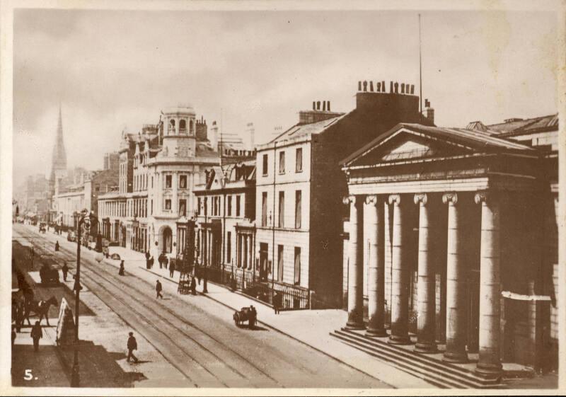 Black and white photograph Showing Union Street