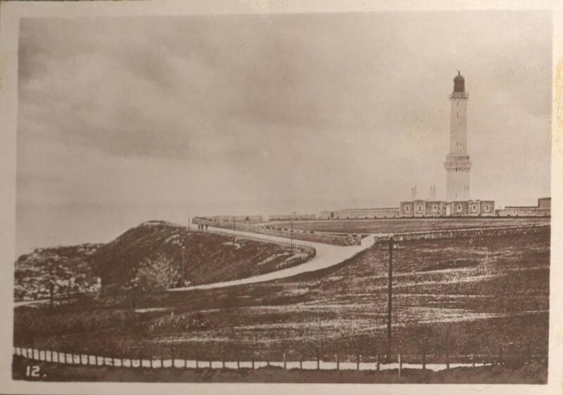 Black and white photograph Showing Girdlenss Lighthouse