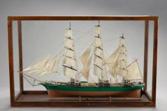 model of the sailing ship 'Thermopylae' made by Mr Ross