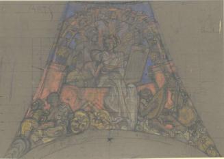 Arts - Study for a Spandrel Decoration, St Louis