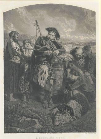 A Highland Piper - An Artist's Ramble In The North Of Scotland