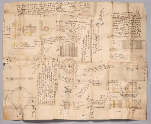 Detail of Brass Steam Chest for Sugar Plantation: Brampton Bryan Estate, Trelawney, Jamaica