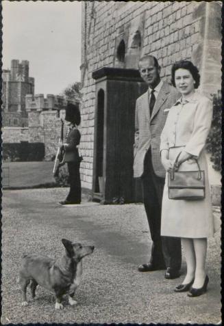 H.M. The Queen with the Duke of Edinburgh at Windsor Castle