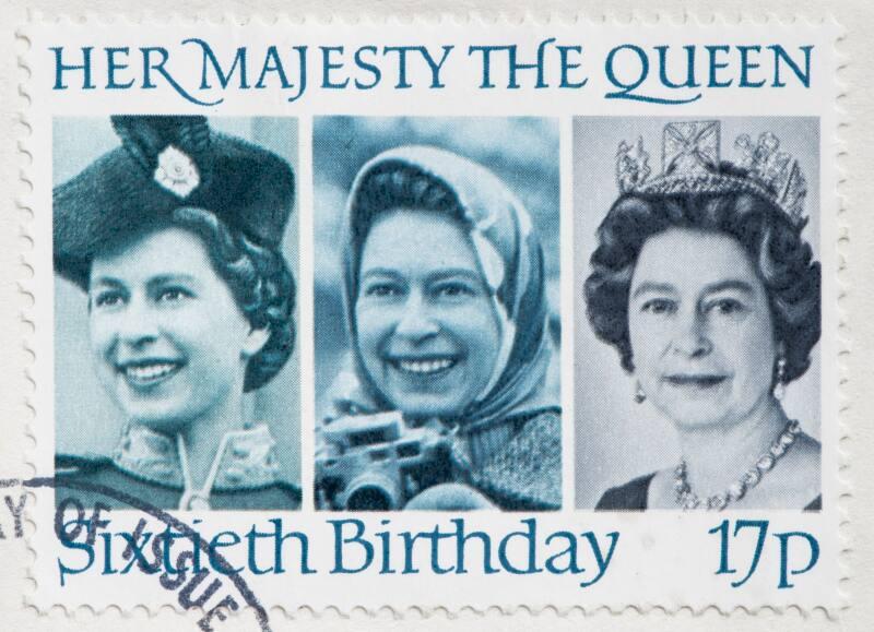 First Day Issue Stamp: Her Majesty the Queen Sixtieth Birthday