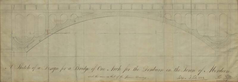 Design for a One-Arched Bridge for the Denburn