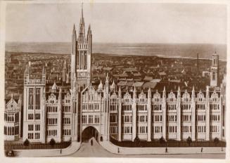 Black and white photograph Showing Aberdeen Fish Market