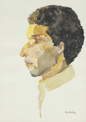 Arab Man in Profile