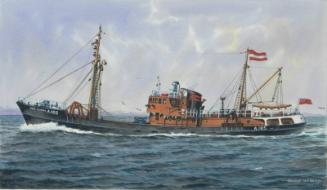 Watercolour and Ink Painting of BEN SCREEL A105