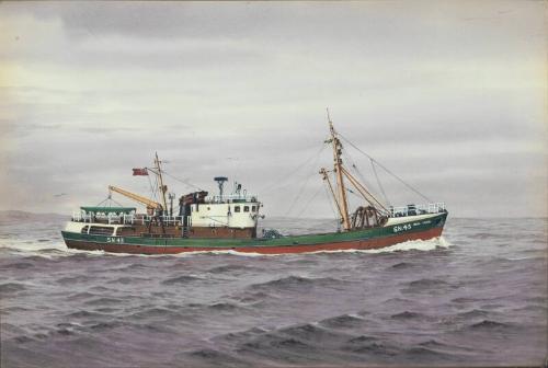 Watercolour and Ink Painting of BEN LORA SN43