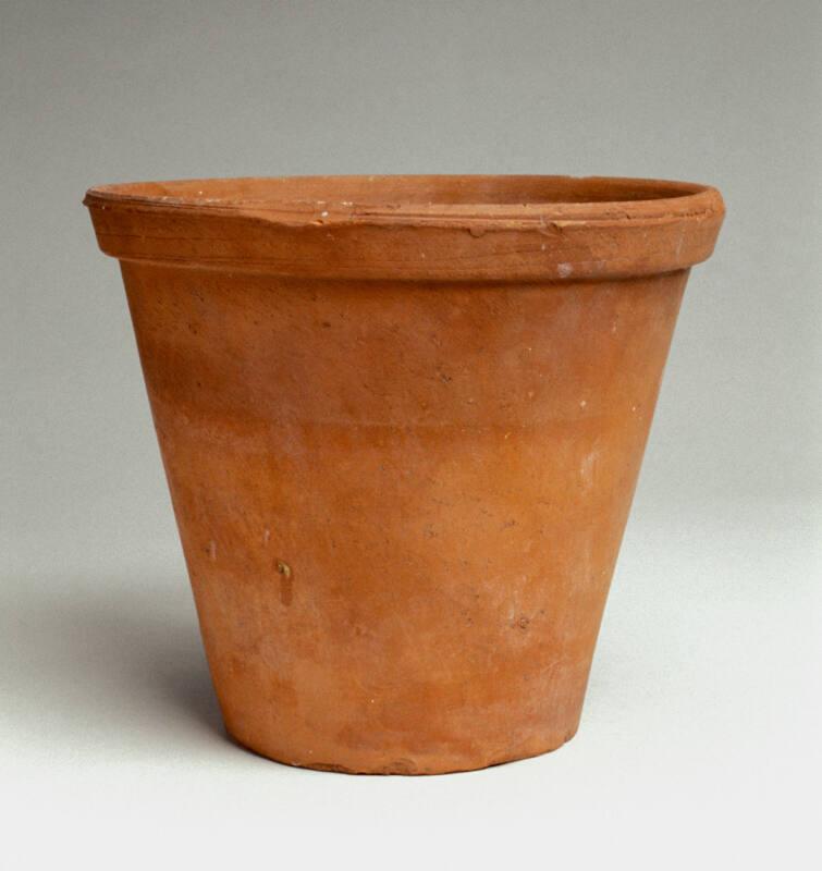 Terracotta Flower Pot by Seaton Pottery