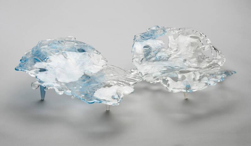 Stream - 2 Pc Glass Sculpture