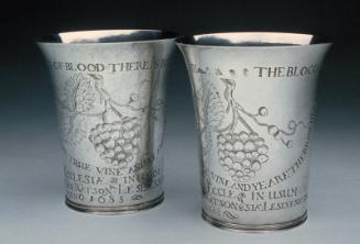 Two Silver Communion Beakers from Leslie Church by James Penman