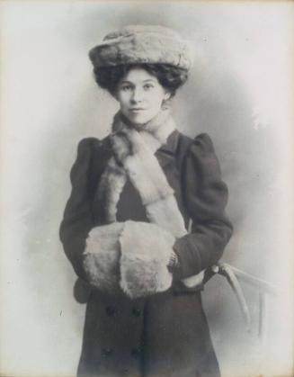 Framed Photograph of Young Woman
