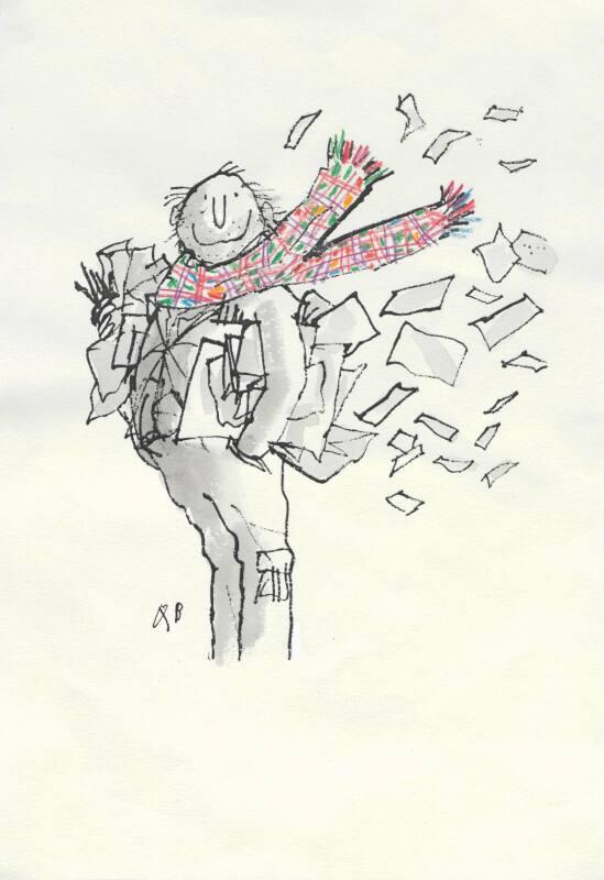 Self Portrait with Tartan Scarf