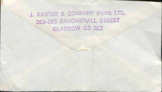 J. Karter & Company Envelope
