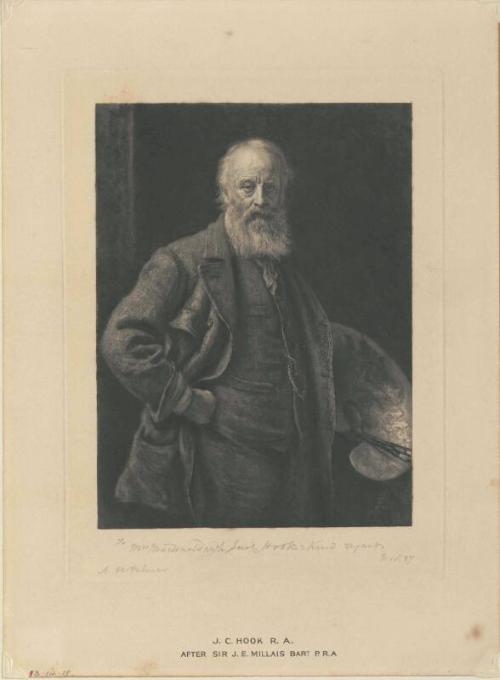 Portrait of J.C. Hook RA