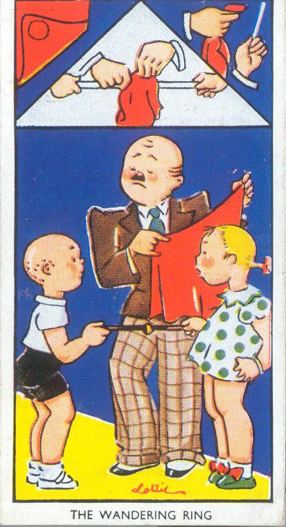 Carreras Ltd Cigarette Cards: Amusing Tricks And How To Do Them Series - No. 10 The Wandering R…