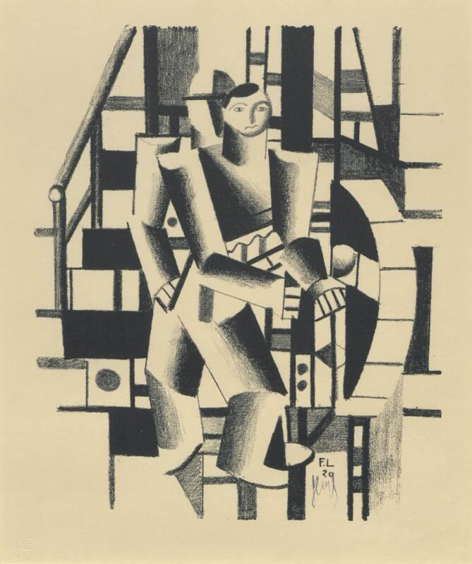 Composition aux Deux Personnages