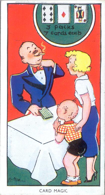 Carreras Ltd Cigarette Cards: Amusing Tricks And How To Do Them Series - No. 20 Card Magic 