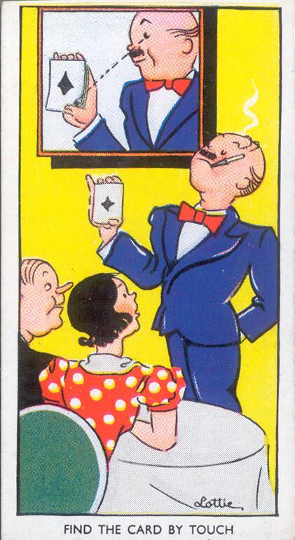 Carreras Ltd Cigarette Cards: Amusing Tricks And How To Do Them Series - No. 23 Find The Card B…