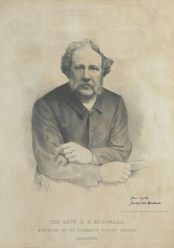 Portrait of the Rev C.C. Mcdonald