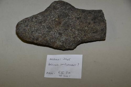 Stone Object Possibly Digging Implement