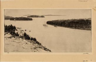 North East Harbour, Maine (M.H.282) by James McBey