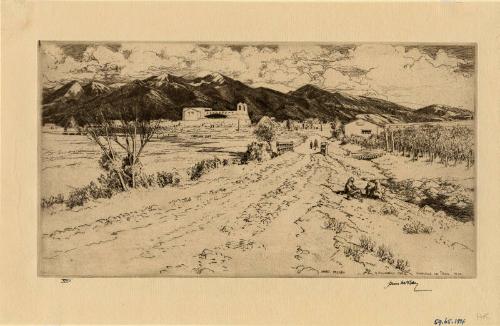 Ranchos De Taos (M.H.284) by James McBey