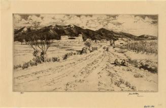 Ranchos De Taos (M.H.284) by James McBey