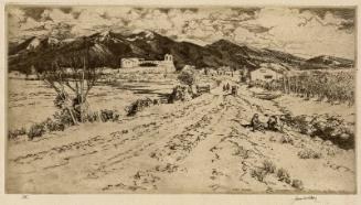 Ranchos De Taos-Mh 284 by James McBey