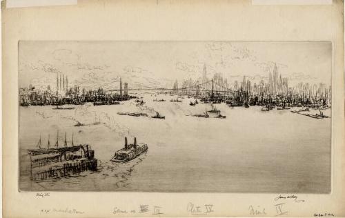 Manhattan No 1(Mh 275) by James McBey