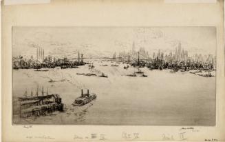 Manhattan No 1(Mh 275) by James McBey