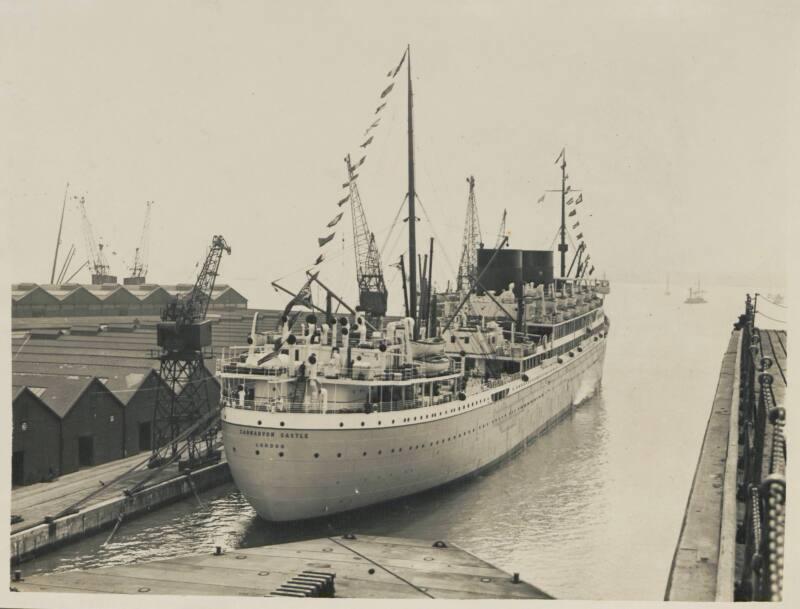 1. The RMMV "Carnarvon Castle" Southampton, MY 24 - 1929